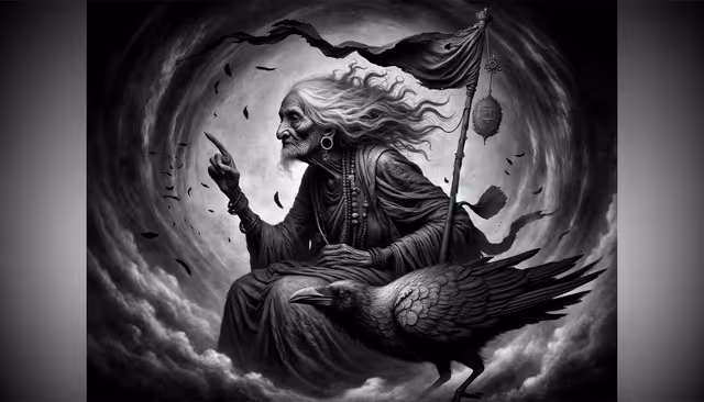 Dhumavati: The Widow Goddess Who Reveals What Remains When Everything Is Gone